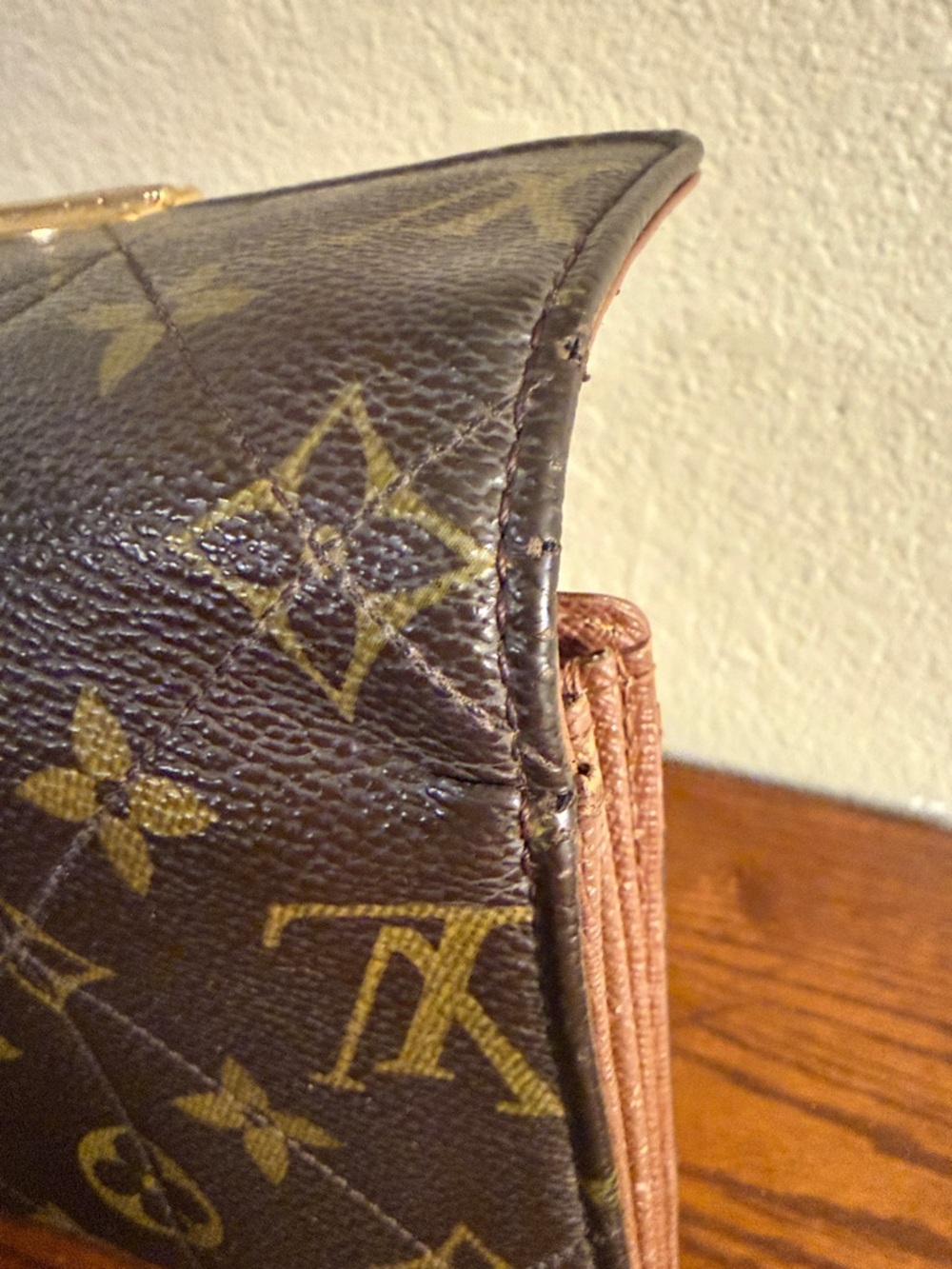 Louis Vuitton Etoile Sarah Monogram Quilted Brown Wallet with Gold SP5008 - Picture 6 of 16